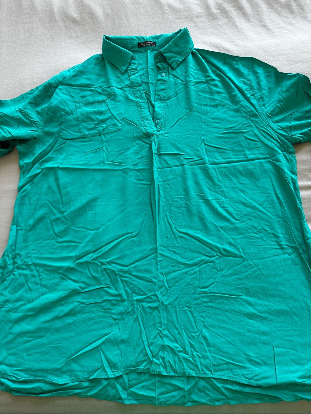 Lightweight Women's Swim Coverup in Teal Green - No Brand Listed